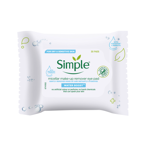 Picture of Simple Micellar Make-Up Removal Eye Pads 30s