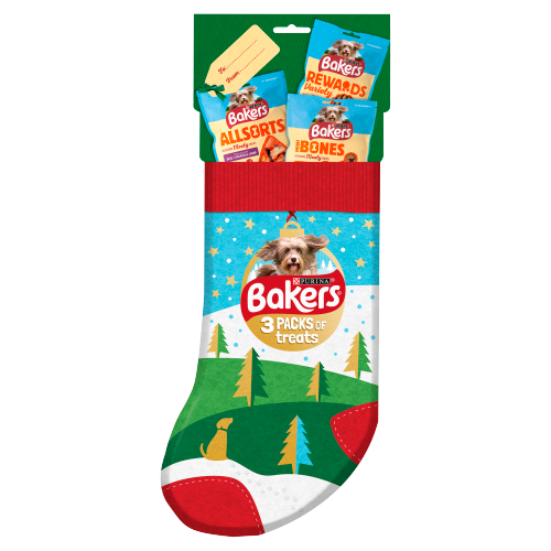 Picture of Bakers Dog Treats Christmas Stocking