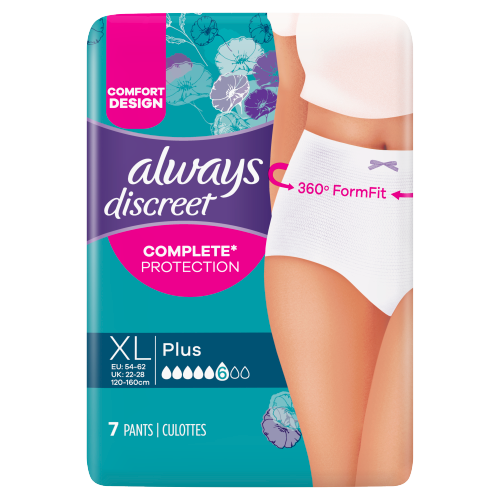 Picture of Always Discreet Underwear Incontinence Pants Plus 