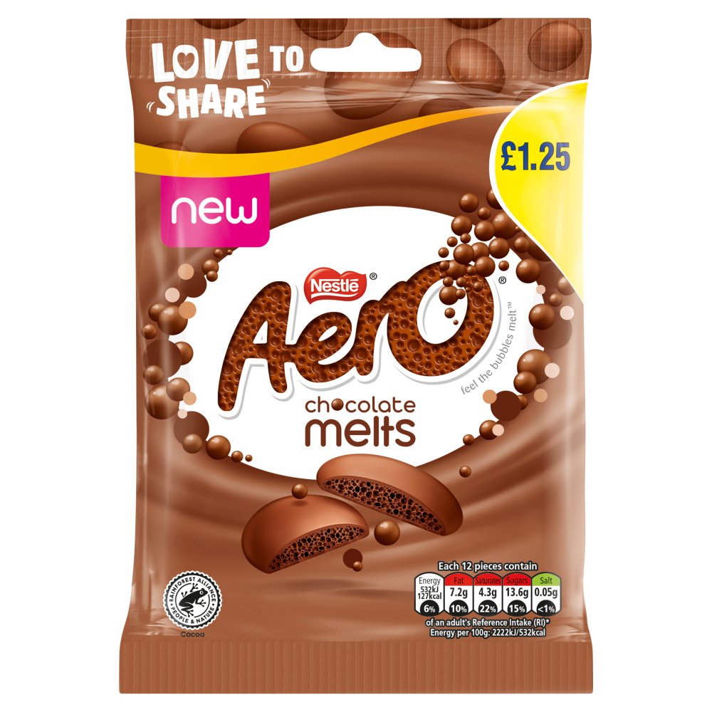 Picture of Aero Melts Milk Bag £1.25