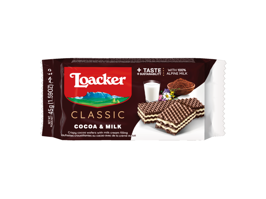 Picture of Loacker Cocoa Milk Wafers
