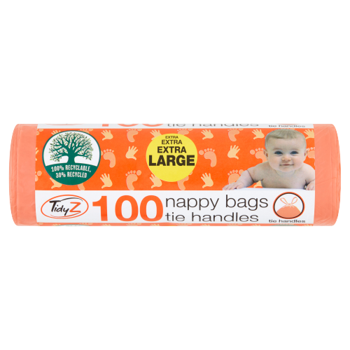 Picture of Tidyz Nappy Bags 100s Tie Handle