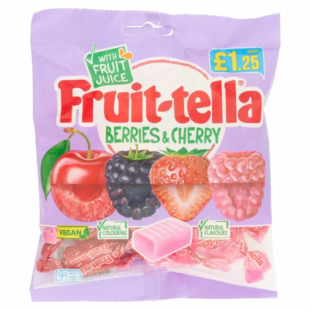 Picture of Fruit-tella Berries & Cherry £1.25