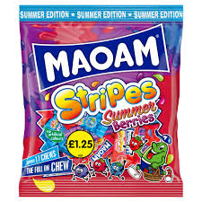 Picture of Haribo Maoam Stripes Summ Berries £1.25