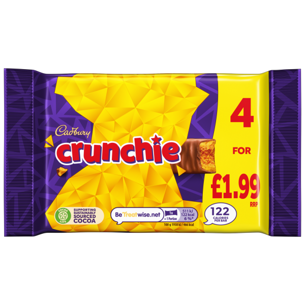 Picture of Cadbury Crunchie 4PK £1.99