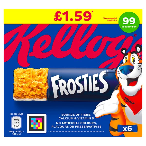 Picture of Kelloggs Frosties Cereal Milk Bars £1.59